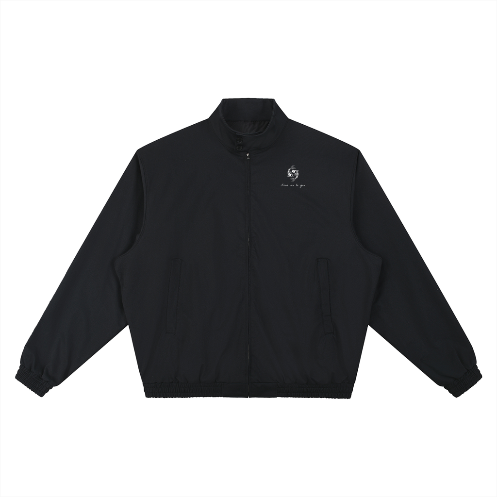 Koifish Stand Collar Bomber Jacket