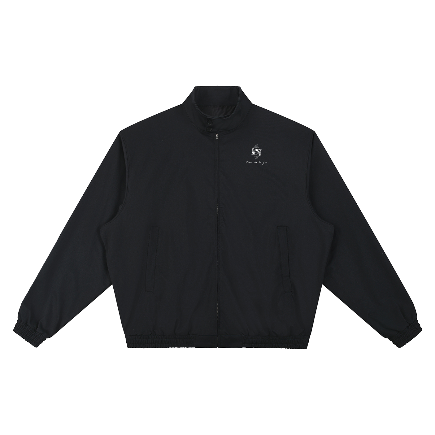 Koifish Stand Collar Bomber Jacket