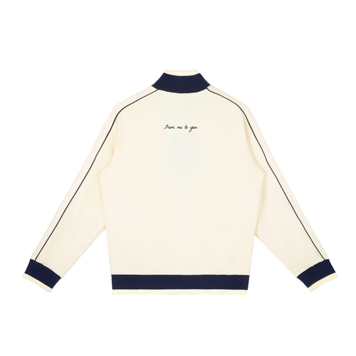 139 Koifish Block Raglan Sleeve Zip Track Jacket