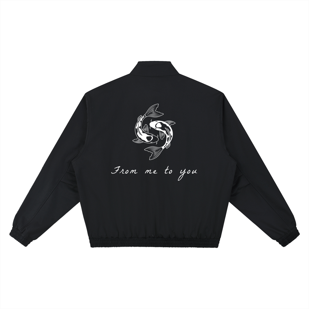 Koifish Stand Collar Bomber Jacket